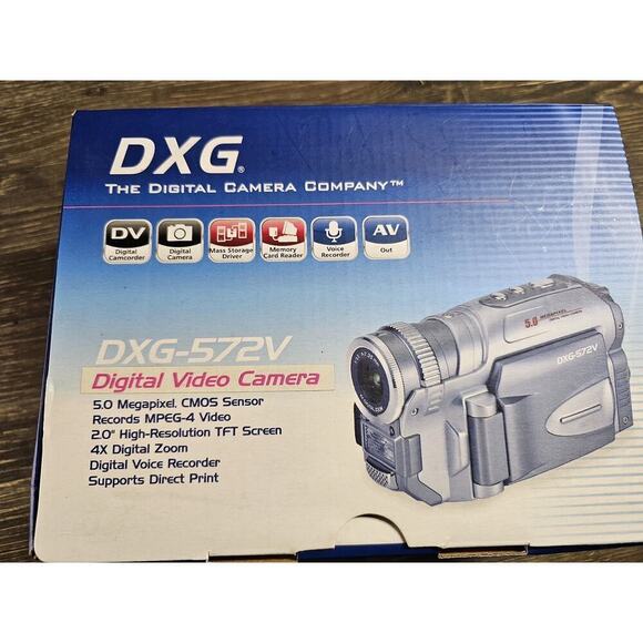 DXG 572V Digital Video Camera 5.0 Megapixel 2” High Resolution TFT Screen Works - Picture 11 of 11